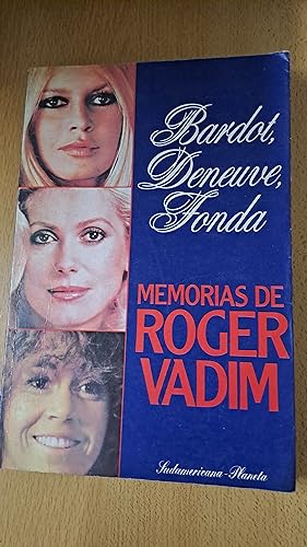 Imagen del vendedor de Memorias de Roger Vadim a la venta por Libros nicos