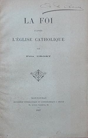 La foi d'après l'Église catholique