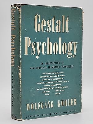 Gestalt Psychology.