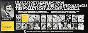 Circa 1985 Elite School of Modeling Advertisement: "Learn About Modeling From John Casablancas Th...
