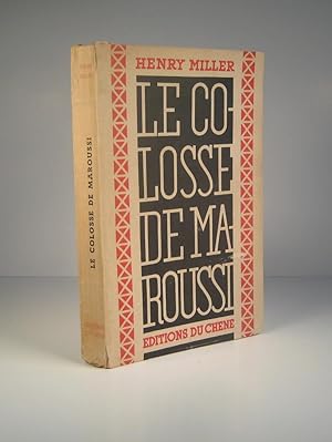 Seller image for Le Collosse de Maroussi for sale by Guy de Grosbois