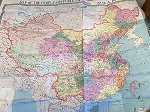 Imagen del vendedor de Wall Map of People's Republic of China 1995 a la venta por Carydale Books