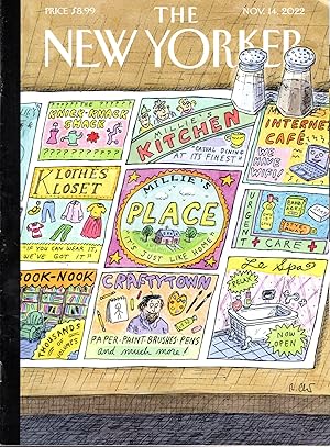 Image du vendeur pour The New Yorker Magazine: November 14, 2022 mis en vente par Dorley House Books, Inc.