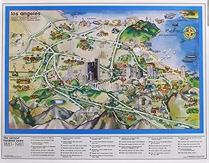 Immagine del venditore per [Three Pictorial Maps of Los Angeles] venduto da Langdon Manor Books