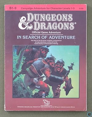 Seller image for In Search of Adventure (Dungeons & Dragons Supermodule B1-9) Original 1987 edition for sale by Wayne's Books