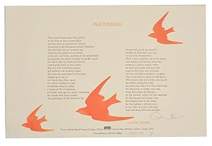 Feathering (Signed Broadside)