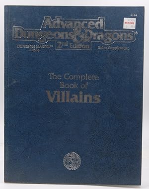 Immagine del venditore per The Complete Book of Villains (Advanced Dungeons & Dragons 2nd Edition) venduto da Chris Korczak, Bookseller, IOBA