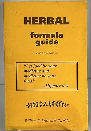 Immagine del venditore per Herbal Formula Guide venduto da Books Galore Missouri
