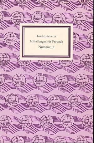 Insel-Bücherei. Mitteilungen für Freunde Nr. 18.