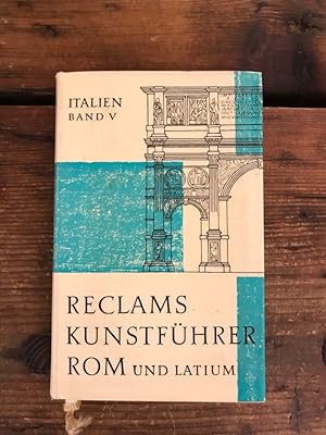Seller image for Reclams Kunstfhrer Italien, Band V/ Rom und Latium for sale by Antiquariat Liber Antiqua