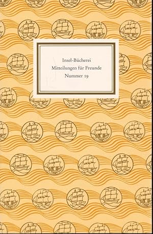 Bild des Verkufers fr Insel-Bcherei. Mitteilungen fr Freunde Nr. 19. zum Verkauf von Versandantiquariat  Rainer Wlfel