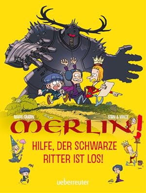 Bild des Verkufers fr Hilfe, der schwarze Ritter ist los!: Merlin! zum Verkauf von Gerald Wollermann