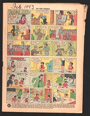 Immagine del venditore per Tip Top Comics #58 1943-Tailspin Tommy-Triple Terror-Mirror Man-Iron Vic-Fritzi Ritz by Ernie Bushmiller-P venduto da DTA Collectibles