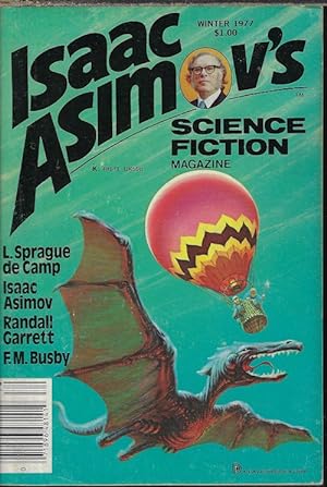 Bild des Verkufers fr ISAAC ASIMOV'S Science Fiction: Winter 1977 zum Verkauf von Books from the Crypt