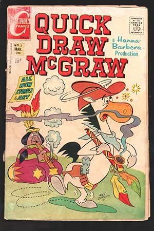 Seller image for Quick Draw McGraw #3 1971-Charlton-Hanna- Barbera TV cartoon-15 cover price-Ray Dirgo-G for sale by DTA Collectibles