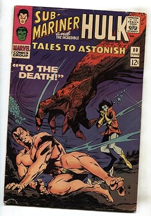 TALES TO ASTONISH #80--SUB-MARINER--HULK--MARVEL--comic book