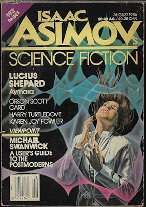 Imagen del vendedor de Isaac ASIMOV'S Science Fiction: August, Aug. 1986 a la venta por Books from the Crypt