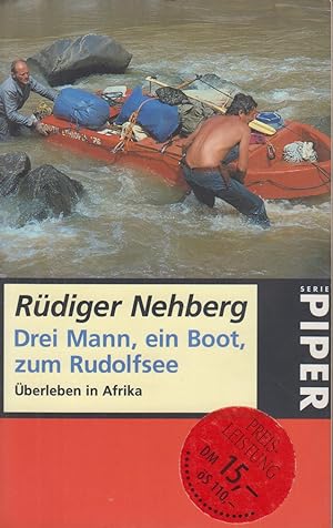 Drei Mann, ein Boot, zum Rudolfsee Überleben in Afrika