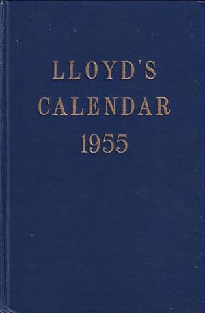 Seller image for LLOYD'S CALENDAR 1955 for sale by Jean-Louis Boglio Maritime Books