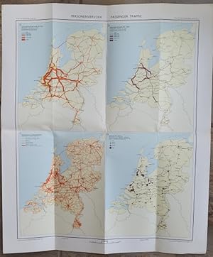 Personenvervoer. Atlas van Nederland, Blad XVI-4 / Passenger Traffic. Atlas of the Netherlands, P...