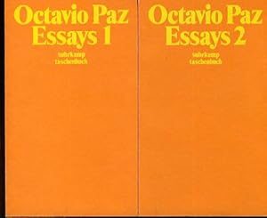Bild des Verkufers fr Essays. 2 Bnde. Aus d. Span. von Carl Heupel u. Rudolf Wittkopf. zum Verkauf von Fundus-Online GbR Borkert Schwarz Zerfa