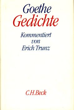 Image du vendeur pour Gedichte. Hrsg. und kommentiert von Erich Trunz. mis en vente par Fundus-Online GbR Borkert Schwarz Zerfa