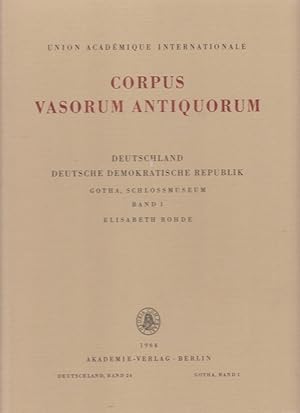 Bild des Verkufers fr ( 2 Bnde ) Deutsche Demokratische Republik. Gotha, Schlossmuseum. Deutschland; Teil: Bd. 24 u. 29+. zum Verkauf von Fundus-Online GbR Borkert Schwarz Zerfa