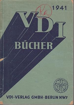 VDI Bücher 1941. [Katalog].