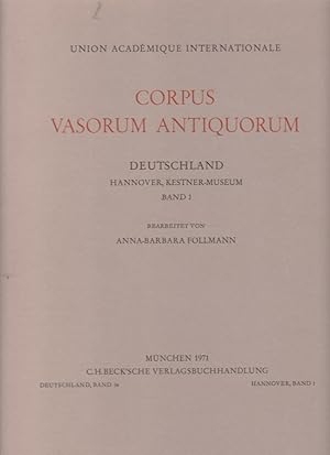 Imagen del vendedor de Corpus vasorum antiquorum - Hannover, Kestner-Museum - Bd.1. Deutschland; Teil: Bd. 34. a la venta por Fundus-Online GbR Borkert Schwarz Zerfa