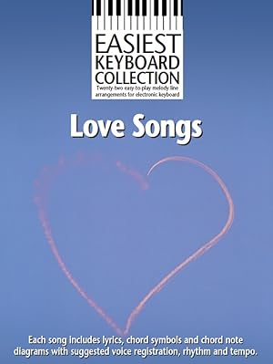 Imagen del vendedor de Easiest Keyboard Collection Love Songs Melody Lyrics Chords Books a la venta por moluna