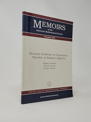 Immagine del venditore per Decision Problems for Equational Theories of Relation Algebras venduto da Munster & Company LLC, ABAA/ILAB