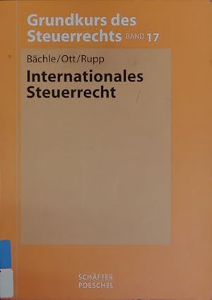 Bild des Verkufers fr Internationales Steuerrecht. zum Verkauf von Antiquariat Bookfarm