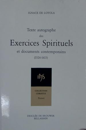 Bild des Verkufers fr Exercices spirituels. (1526-1615) / prsents par Edouard Gueydan en collab. zum Verkauf von Antiquariat Bookfarm