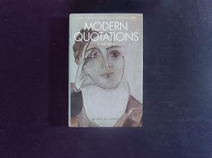 Seller image for The Penguin Dictionary of Modern Quotations. for sale by Antiquariat Bookfarm