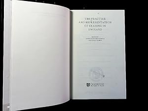 Seller image for The practice and representation of reading in England : [essays first delivered at a conference entitled 'The @Practice and Representation of Reading in Britain from the Fourteenth to the Nineteenth Centuries', held at Magdalene College, Cambridge, in March 1992]. for sale by Antiquariat Bookfarm