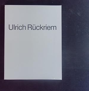 Seller image for Ulrich Rckriem. Skulpturen - Zeichnungen; Westflisches Landesmuseum fr Kunst und Kulturgeschichte Mnster, Landschaftsverband Westfalen-Lippe, 14. Juni - 3. November. for sale by Antiquariat Bookfarm