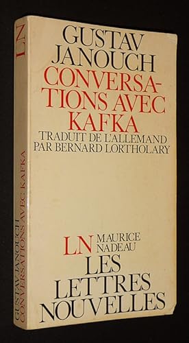 Seller image for Conversations avec Kafka for sale by Abraxas-libris