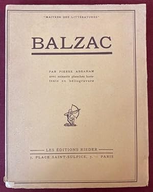 Bild des Verkufers fr Balzac: Recherches sur la Cration Intellectuelle. zum Verkauf von Plurabelle Books Ltd