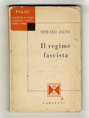 Imagen del vendedor de Il regime fascista. a la venta por Libreria Oreste Gozzini snc
