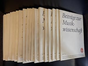 Beiträge zur Musikwissenschaft Jahrgang 1 - 1959 bis Jahrgang 13 - 1971 Es fehlen die Bände 1,3,4...