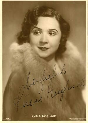 Lucie Englisch Autograph | signed vintage photographs