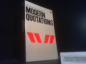 Imagen del vendedor de Dictionary of Modern Quotations, The Penguin: Second Edition (Penguin Reference Books) a la venta por Der Buchecker