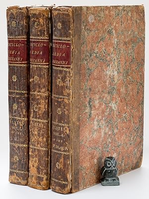 Seller image for Encyclopaedia Britannica. Three Plates Volumes with 460 Plates. Volumes 1, 3 & 4 (including the Plates issued as a Supplement in 1801-03. for sale by West Coast Rare Books