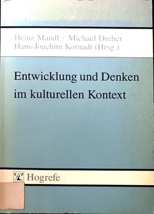 Bild des Verkufers fr Entwicklung und Denken im kulturellen Kontext. zum Verkauf von books4less (Versandantiquariat Petra Gros GmbH & Co. KG)