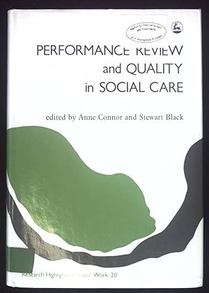 Bild des Verkufers fr Performance Review and Quality in Social Care. Research Highlights in Social Work, Band 20 zum Verkauf von books4less (Versandantiquariat Petra Gros GmbH & Co. KG)