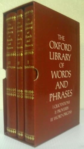 Immagine del venditore per The Oxford Library of Words and Phrases - Vols I, II & III in slipcase venduto da Washburn Books