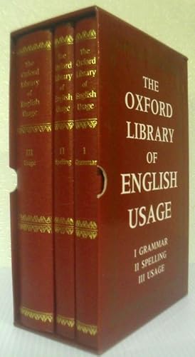 Bild des Verkufers fr The Oxford Library of English Usage - Vols I, II & III in slipcase zum Verkauf von Washburn Books