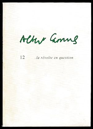 Bild des Verkufers fr ALBERT CAMUS. LA RVOLTE EN QUESTION. Revue des Lettres modernes. zum Verkauf von Librairie Le Livre Penseur