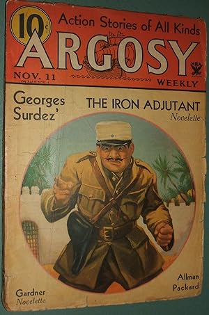 Seller image for Argosy November 11, 1933 Volume 242 Number 4 for sale by biblioboy