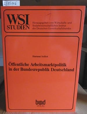 Bild des Verkufers fr ffentliche Arbeitsmarktpolitik in der Bundesrepublik Deutschland. Zur Entwicklung der Arbeitsmarktpolitik im Verhltnis von Steuerungsaufgabe und Anpassungsfunktion. zum Verkauf von Versandantiquariat Trffelschwein